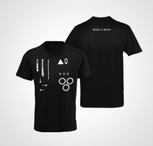 Load image into Gallery viewer, Parts of the machine (Daytona) Unisex Tee Noir