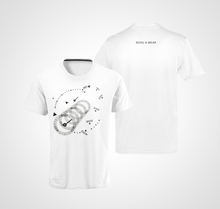 Load image into Gallery viewer, Lost In Cosmos (Daytona) Unisex Tee Blanc