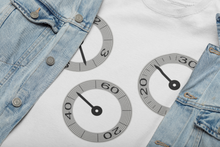 Load image into Gallery viewer, Chrono In Action (Daytona) Unisex Tee Blanc