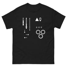 Load image into Gallery viewer, Parts of the machine (Daytona) Unisex Tee Noir