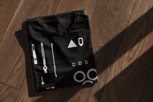 Load image into Gallery viewer, Parts of the machine (Daytona) Unisex Tee Noir