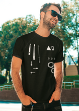 Load image into Gallery viewer, Parts of the machine (Daytona) Unisex Tee Noir
