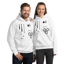Load image into Gallery viewer, Parts of the machine (Daytona) Unisex Hoodie Blanc