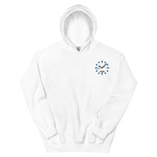 Load image into Gallery viewer, Luminous embroidered on heart (Submariner) Unisex Hoodie Blanc
