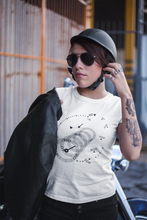 Load image into Gallery viewer, Lost In Cosmos (Daytona) Unisex Tee Blanc
