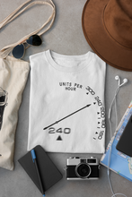 Load image into Gallery viewer, Tachydometer 240 (Daytona) Unisex Tee Blanc
