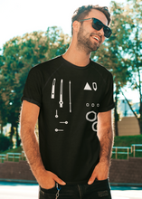 Load image into Gallery viewer, Parts of the machine (Daytona) Unisex Tee Noir
